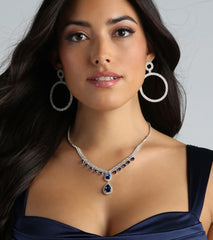 Treasured By Design Rhinestone Hoop Earrings