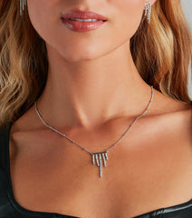 Got Your Attention Necklace And Earrings Set
