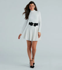 Glam Perfection Rhinestone Bow Stretch Belt