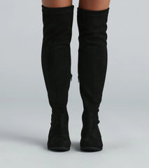 In Love Lace-Up Knee High Boots