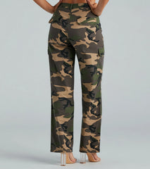 Play Fair High-Rise Camouflage Cargo Pants