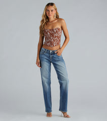 '90s Style Low-Rise Relaxed Fit Jeans