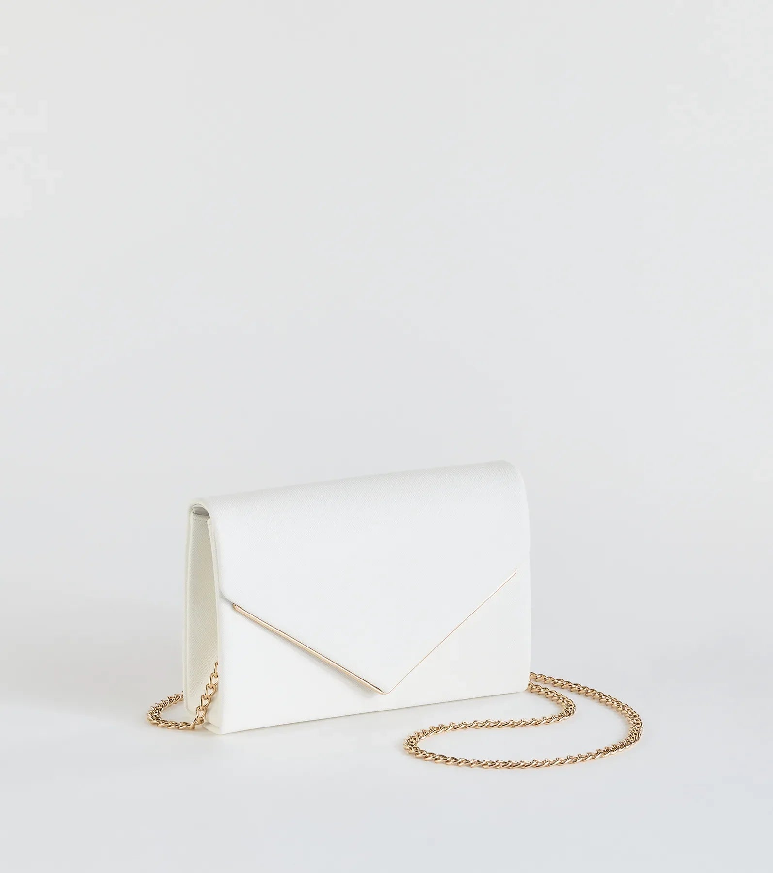 Class Act Faux Leather Envelope Crossbody Bag