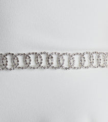Loops Of Luxe Rhinestone Belt