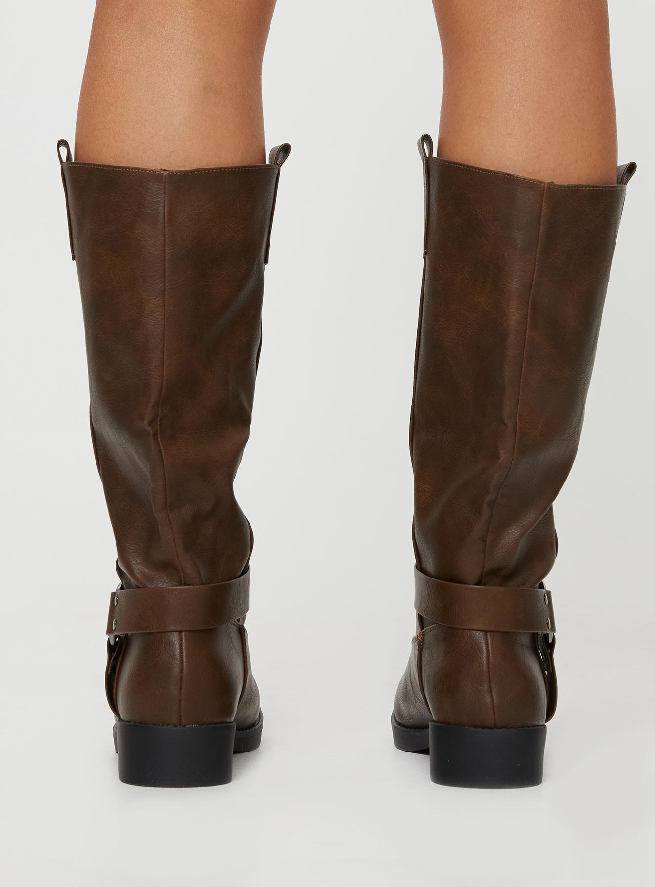 Wrecked Western Boots Brown