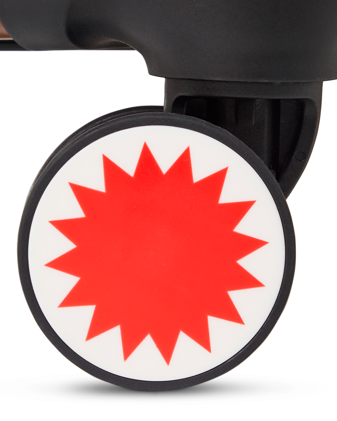 MOLDED SHARKITECTURE BLACK HARDSHELL CARRY-ON LUGGAGE
